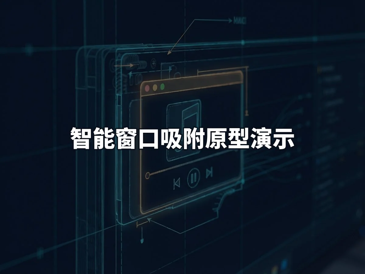 智能窗口吸附原型演示