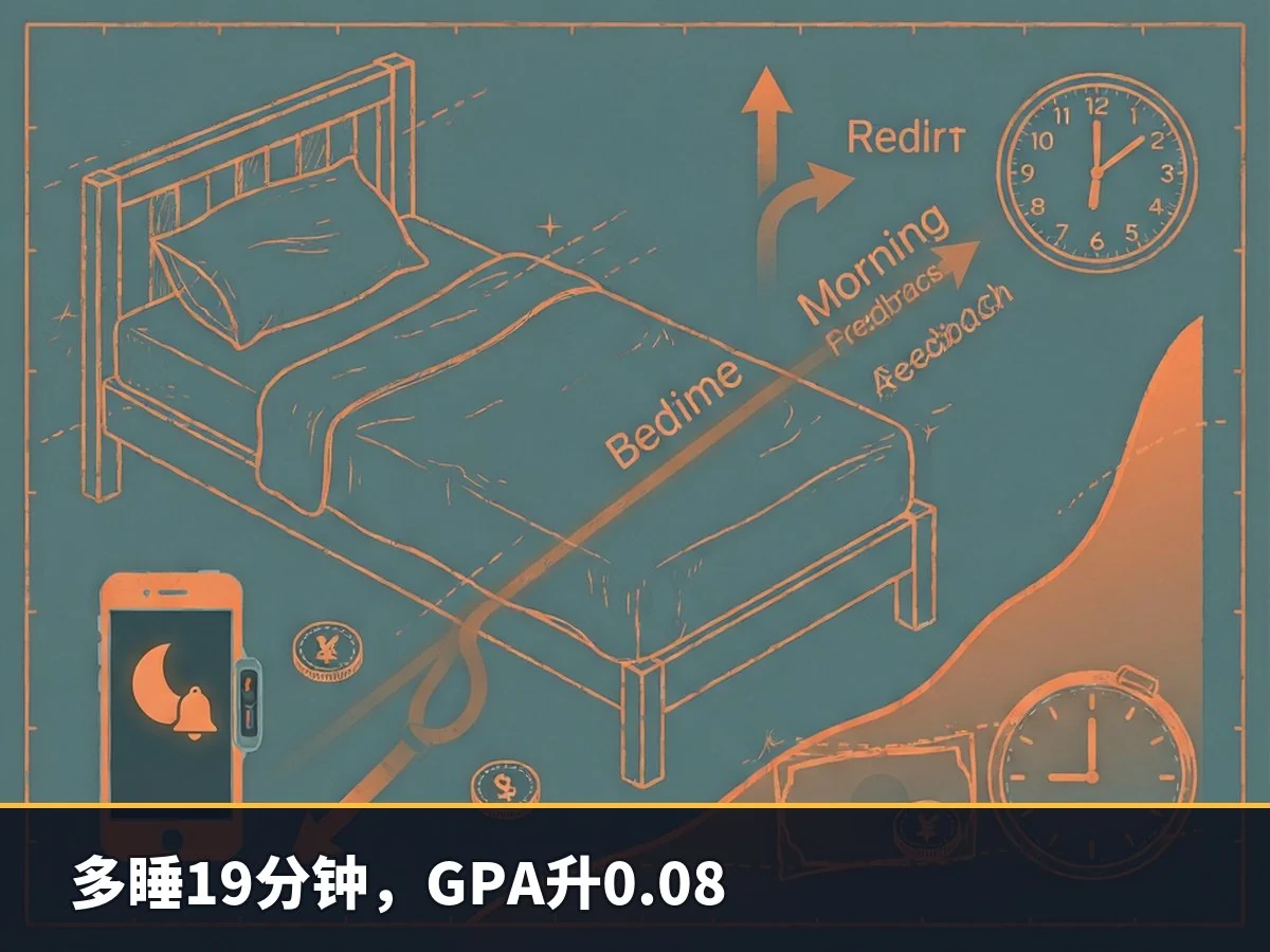 多睡19分钟,GPA升0.08