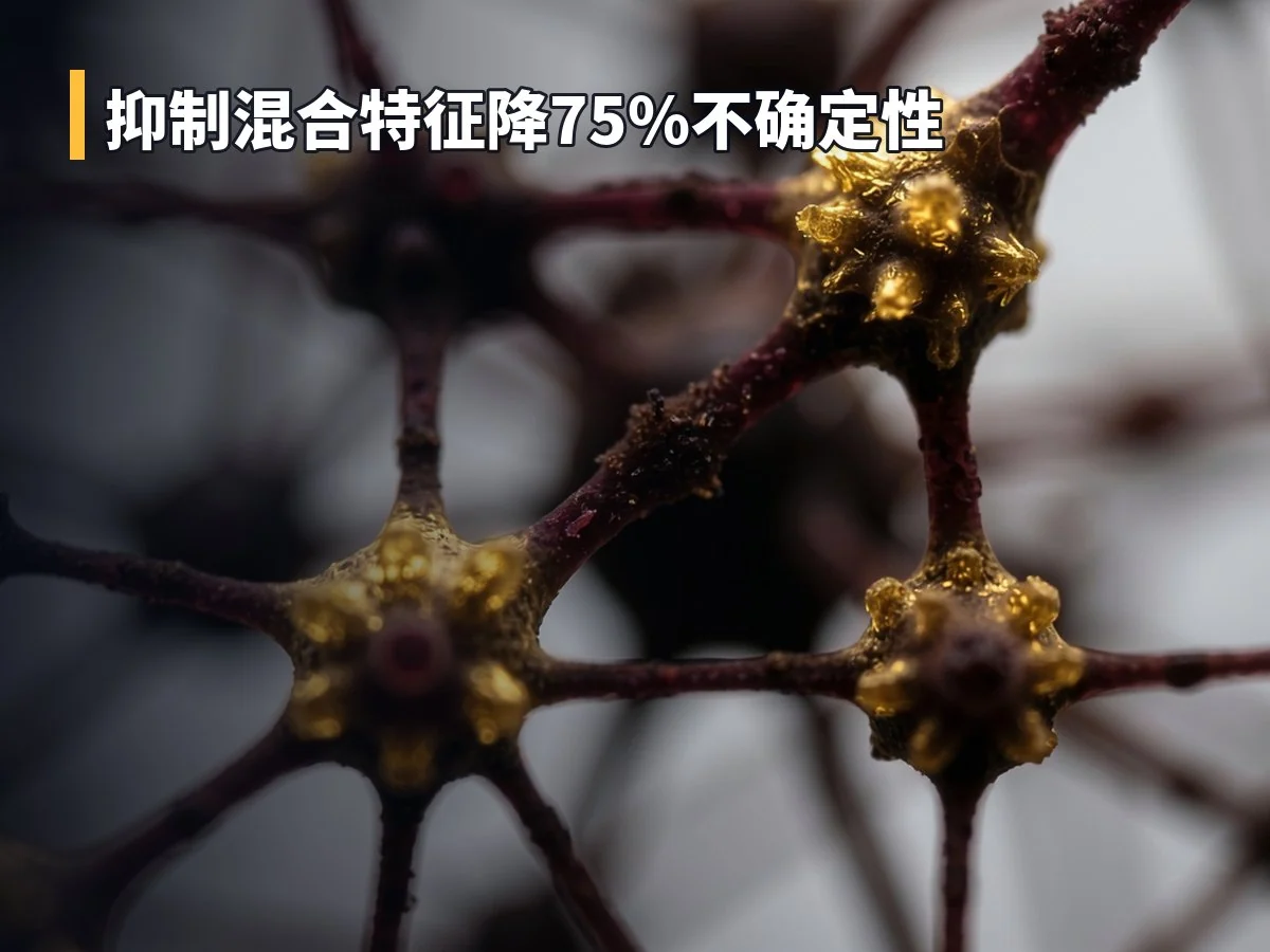 抑制混合特征降75%不确定性