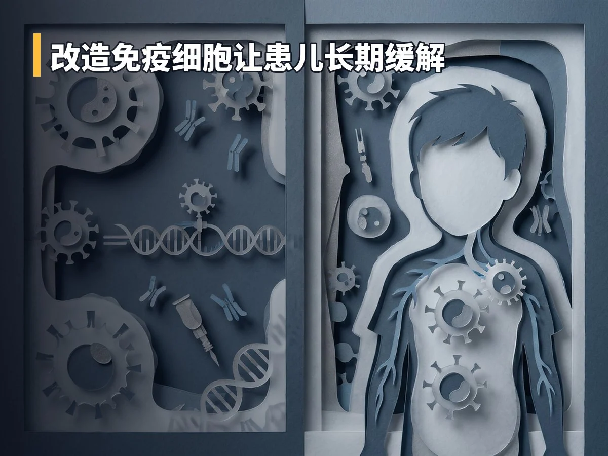 改造免疫细胞让患儿长期缓解