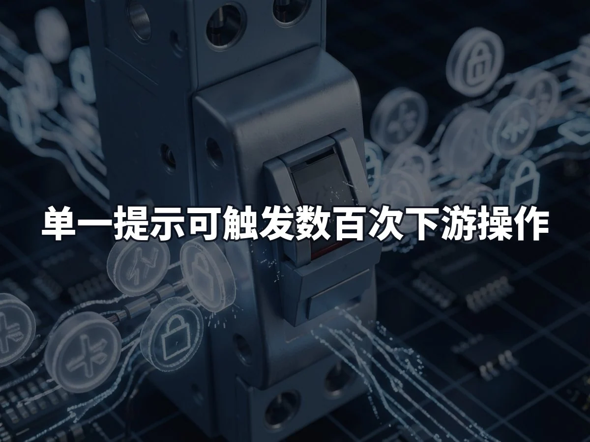 单一提示可触发数百次下游操作