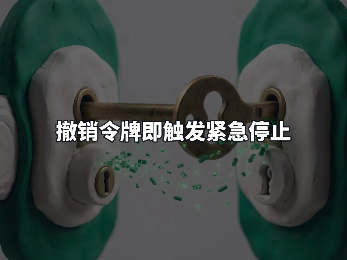 撤销令牌即触发紧急停止