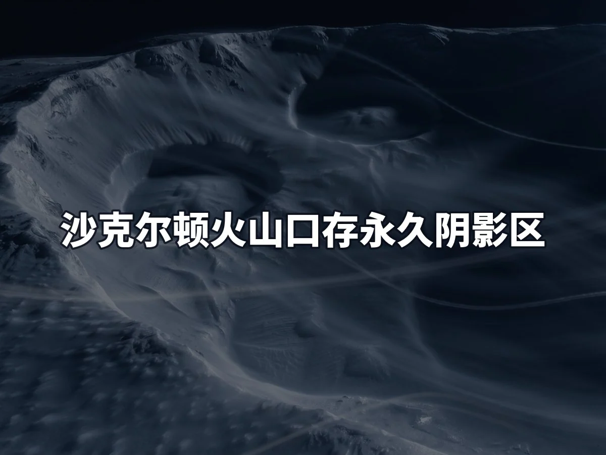 沙克尔顿火山口存永久阴影区