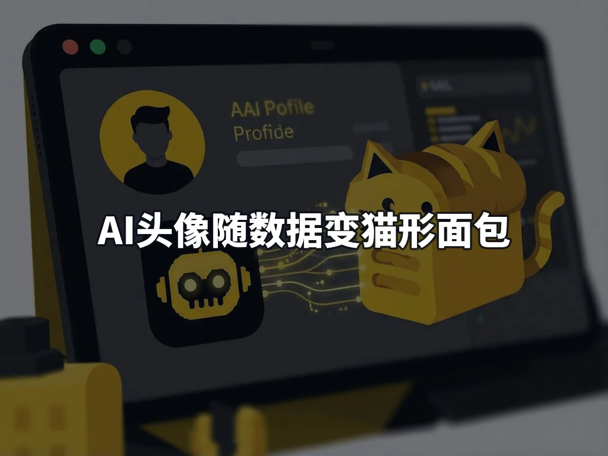 AI头像随数据变猫形面包