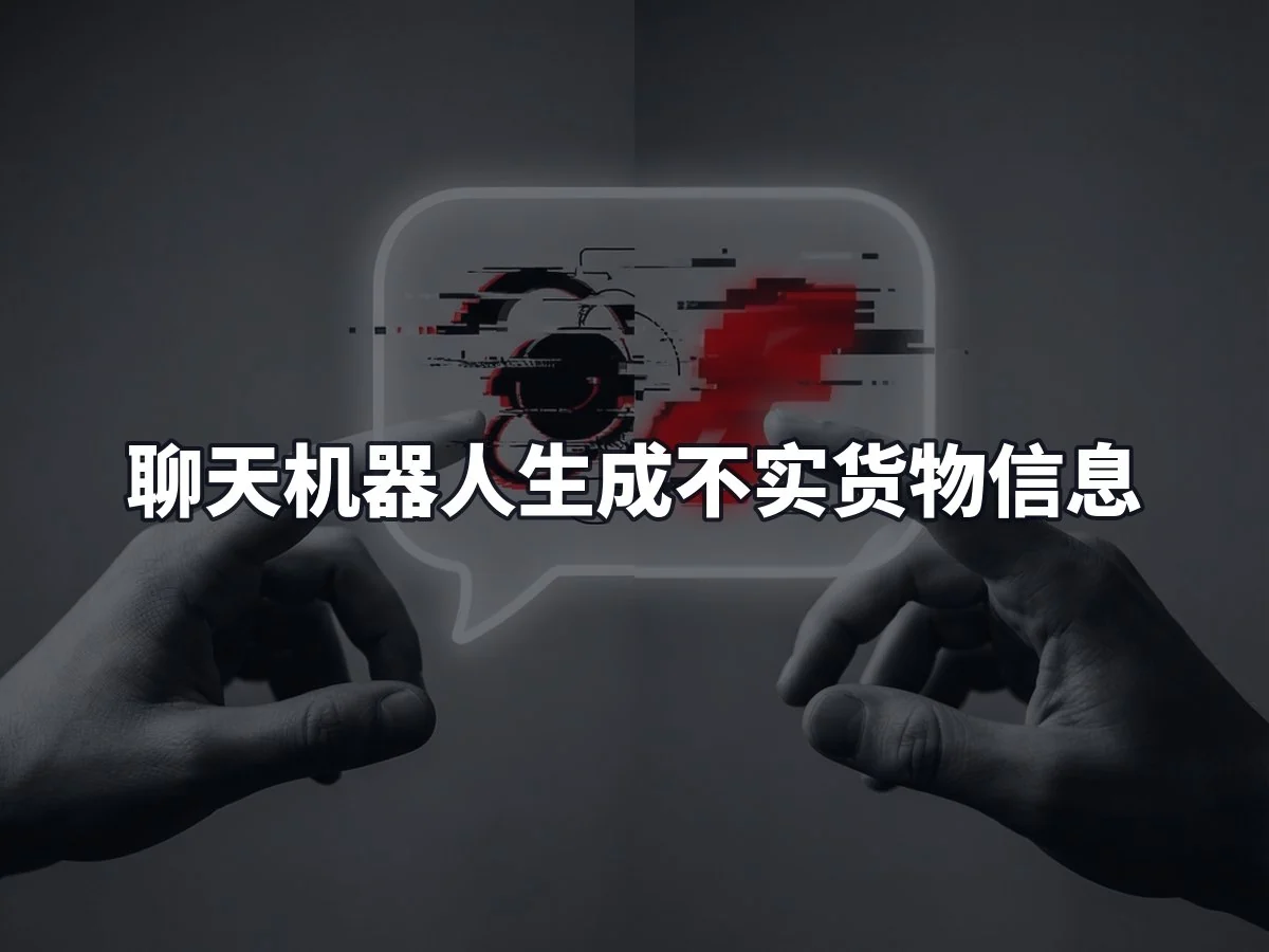 聊天机器人生成不实货物信息