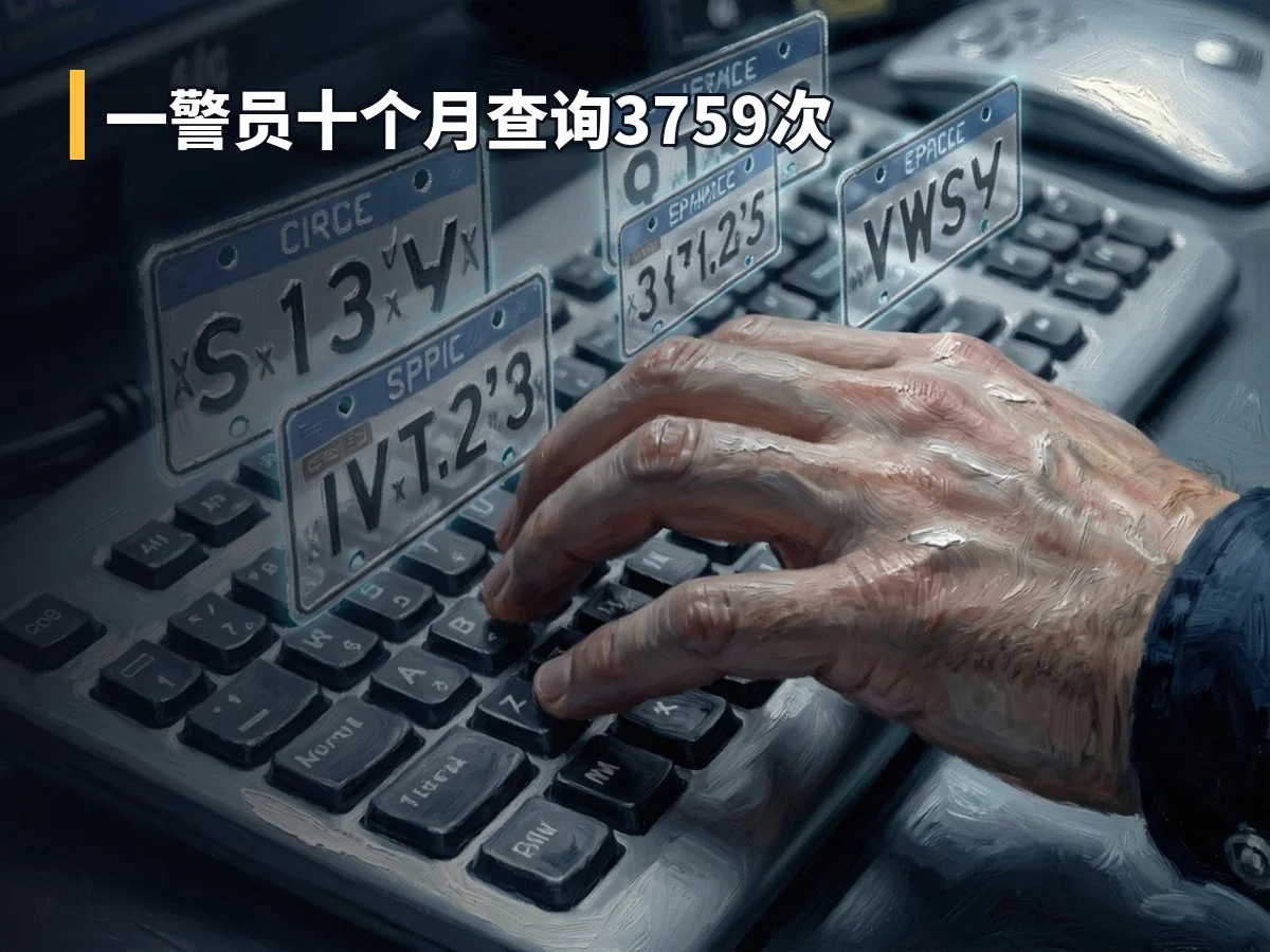 一警员十个月查询3759次