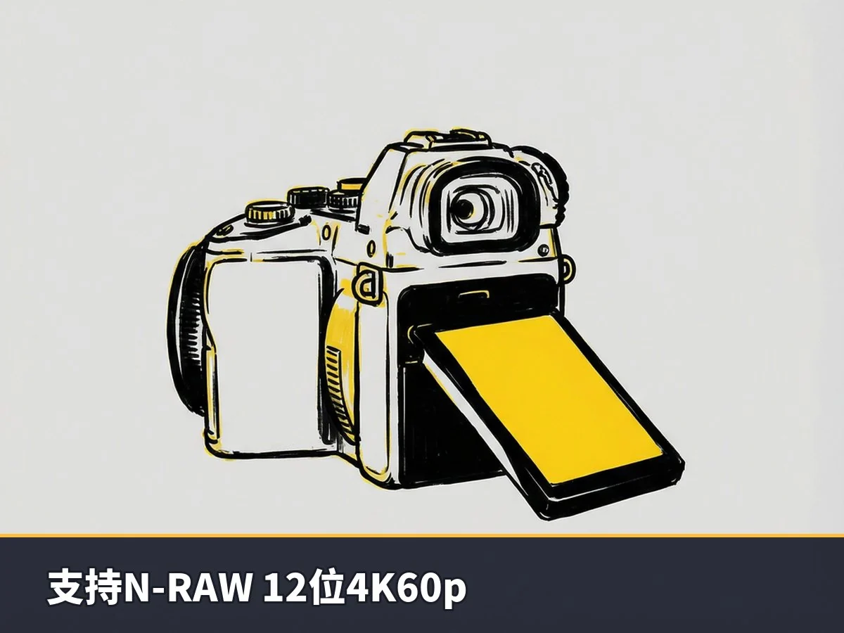 支持N-RAW 12位4K60p
