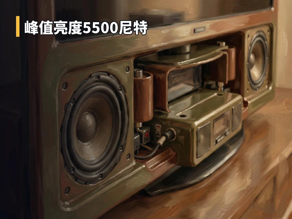 峰值亮度5500尼特