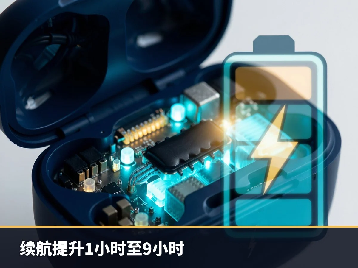续航提升1小时至9小时
