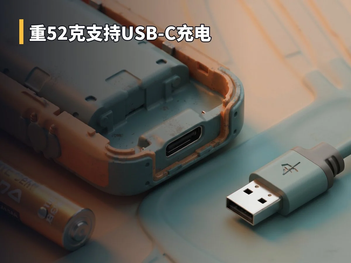 重52克支持USB-C充电