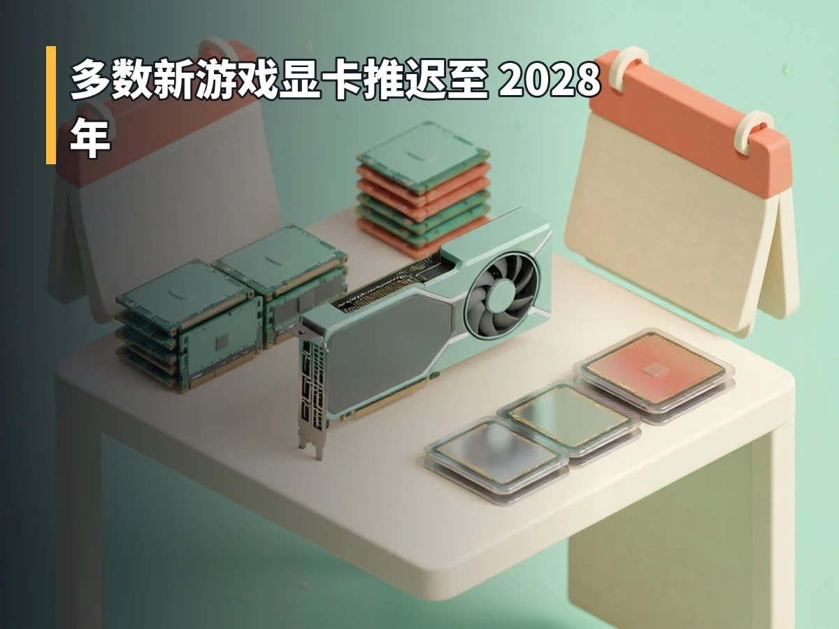 多数新游戏显卡推迟至 2028 年