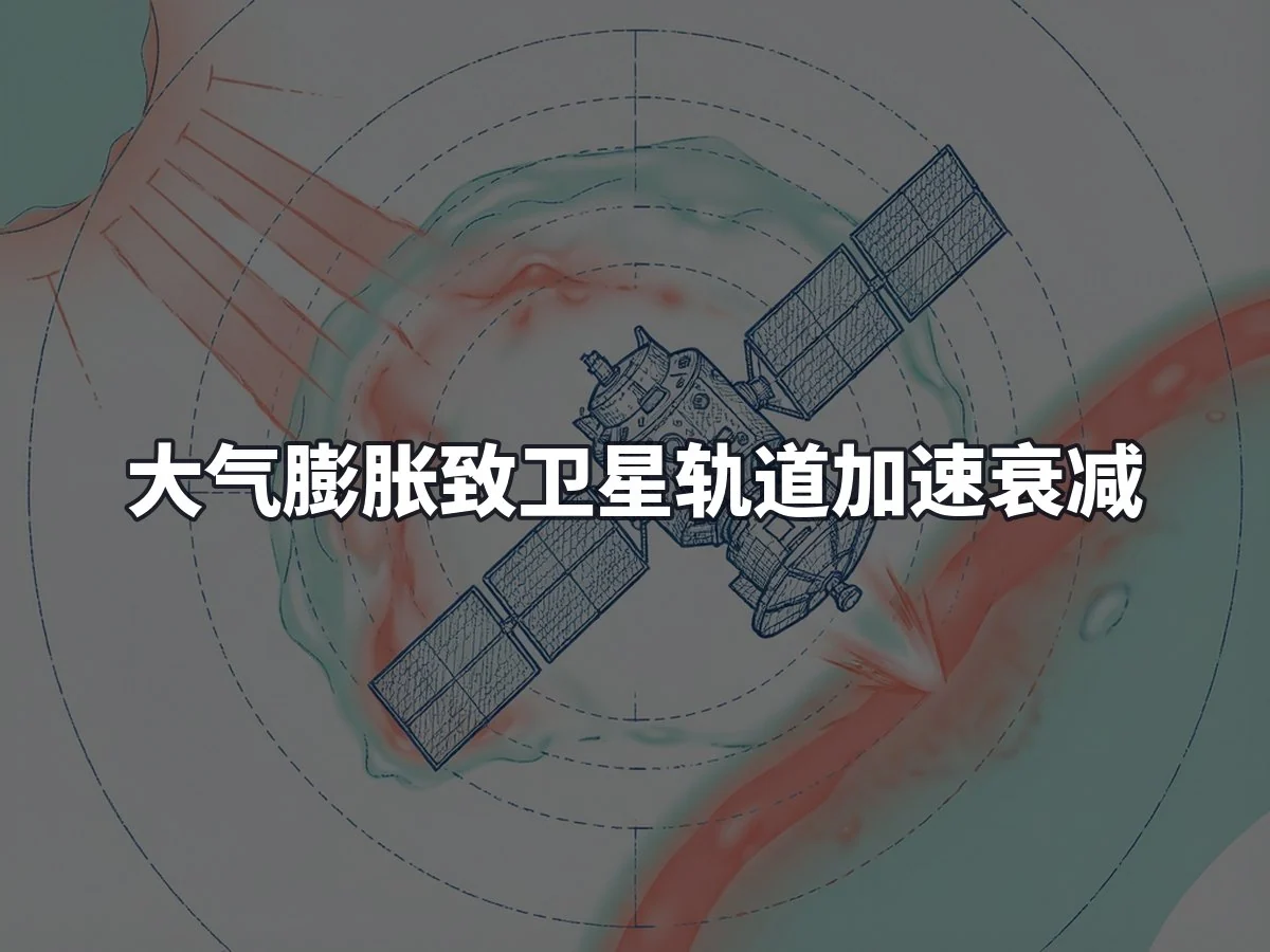 大气膨胀致卫星轨道加速衰减