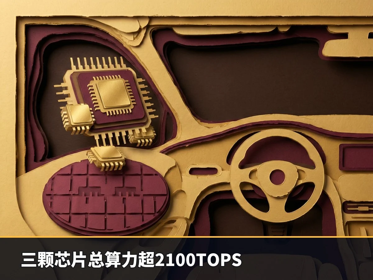 三颗芯片总算力超2100TOPS
