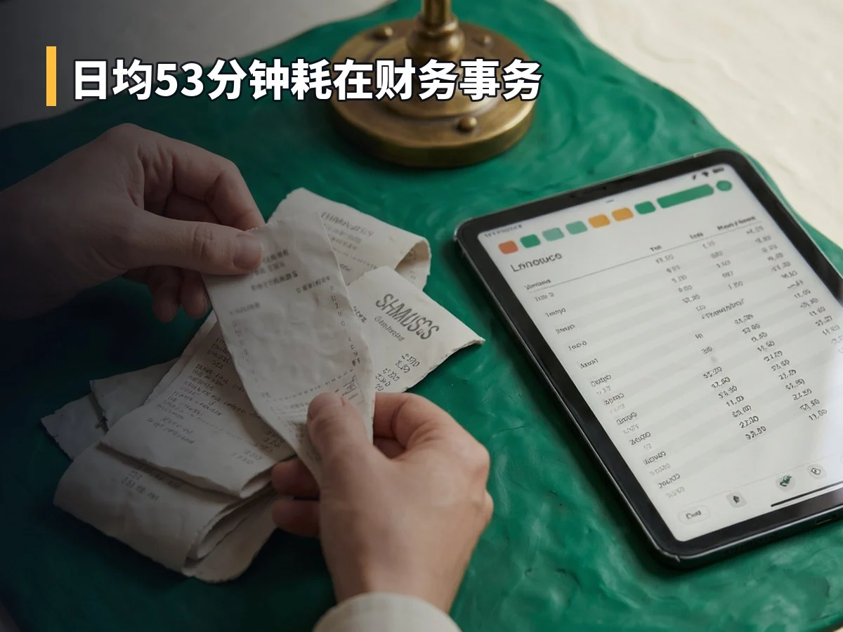 日均53分钟耗在财务事务