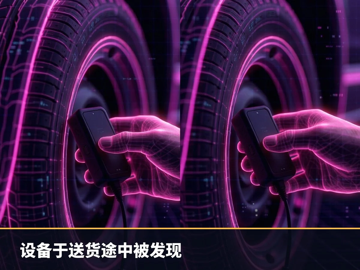 设备于送货途中被发现