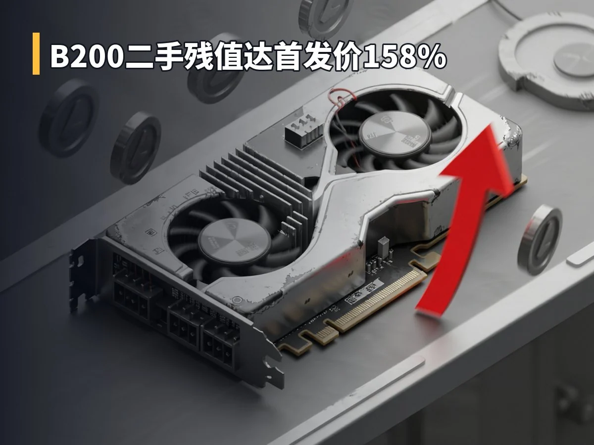 B200二手残值达首发价158%