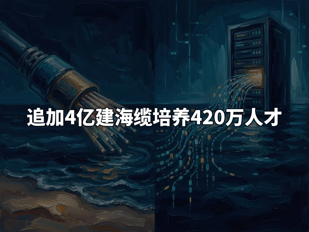 追加4亿建海缆培养420万人才