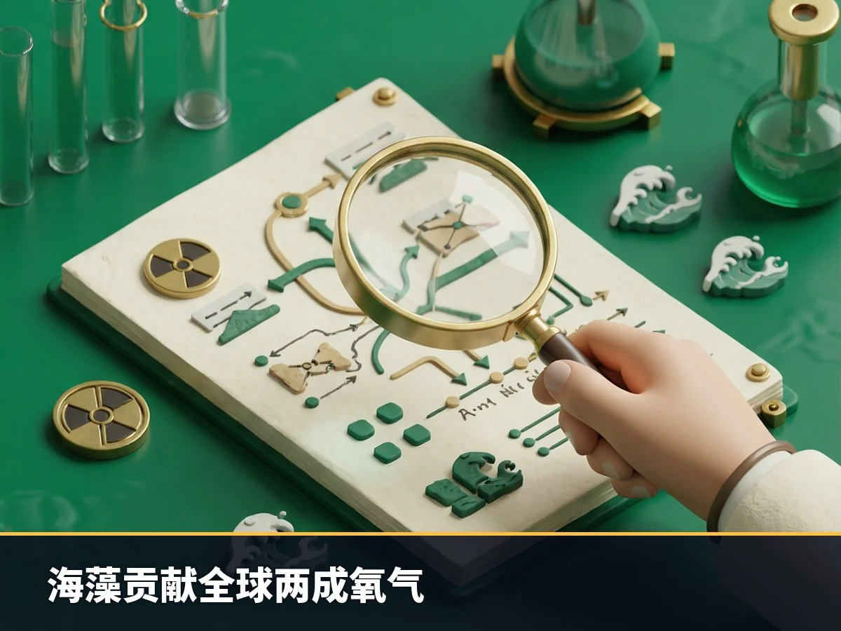 海藻贡献全球两成氧气