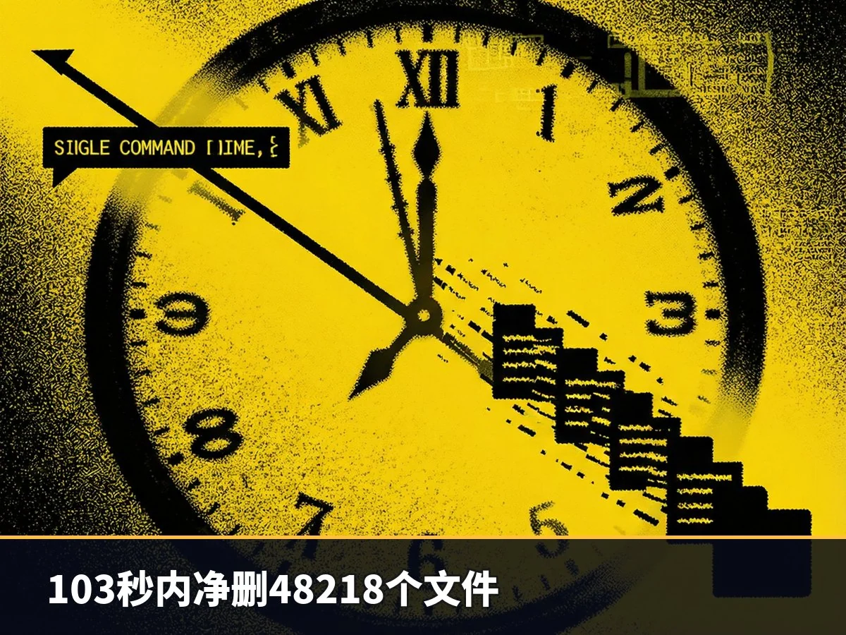 103秒内净删48218个文件