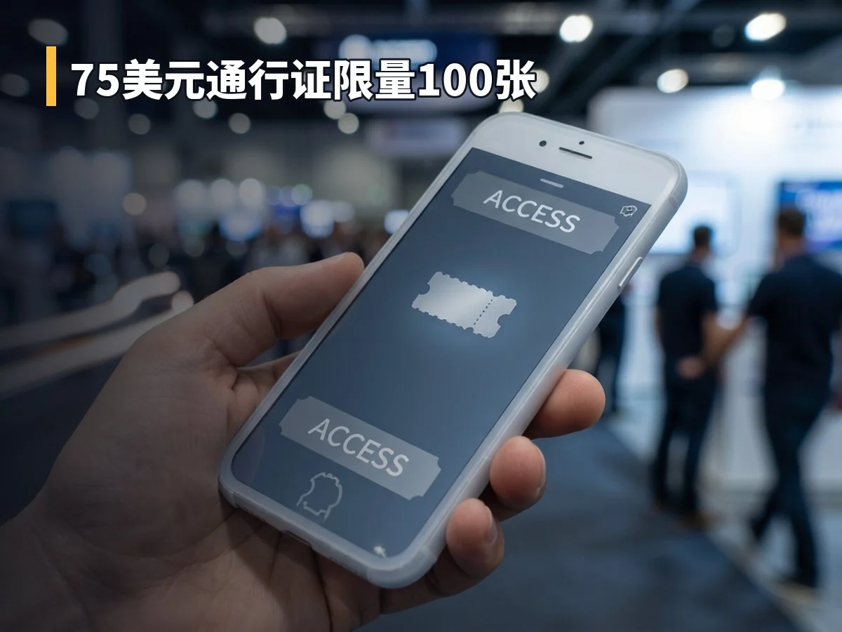 75美元通行证限量100张