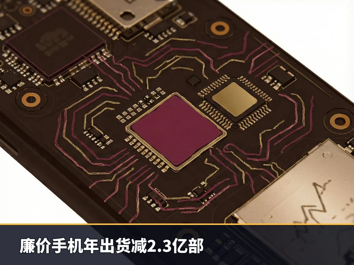 廉价手机年出货减2.3亿部