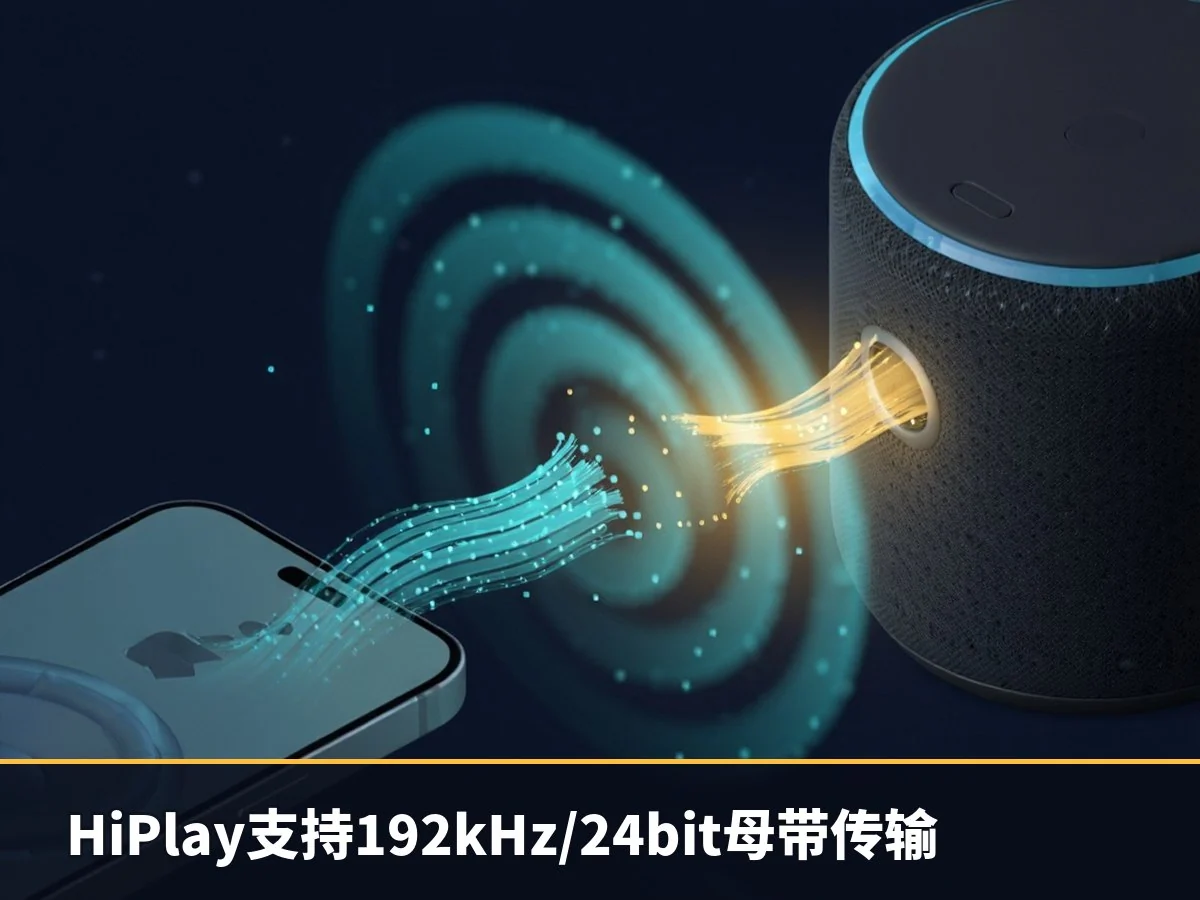 HiPlay支持192kHz/24bit母带传输