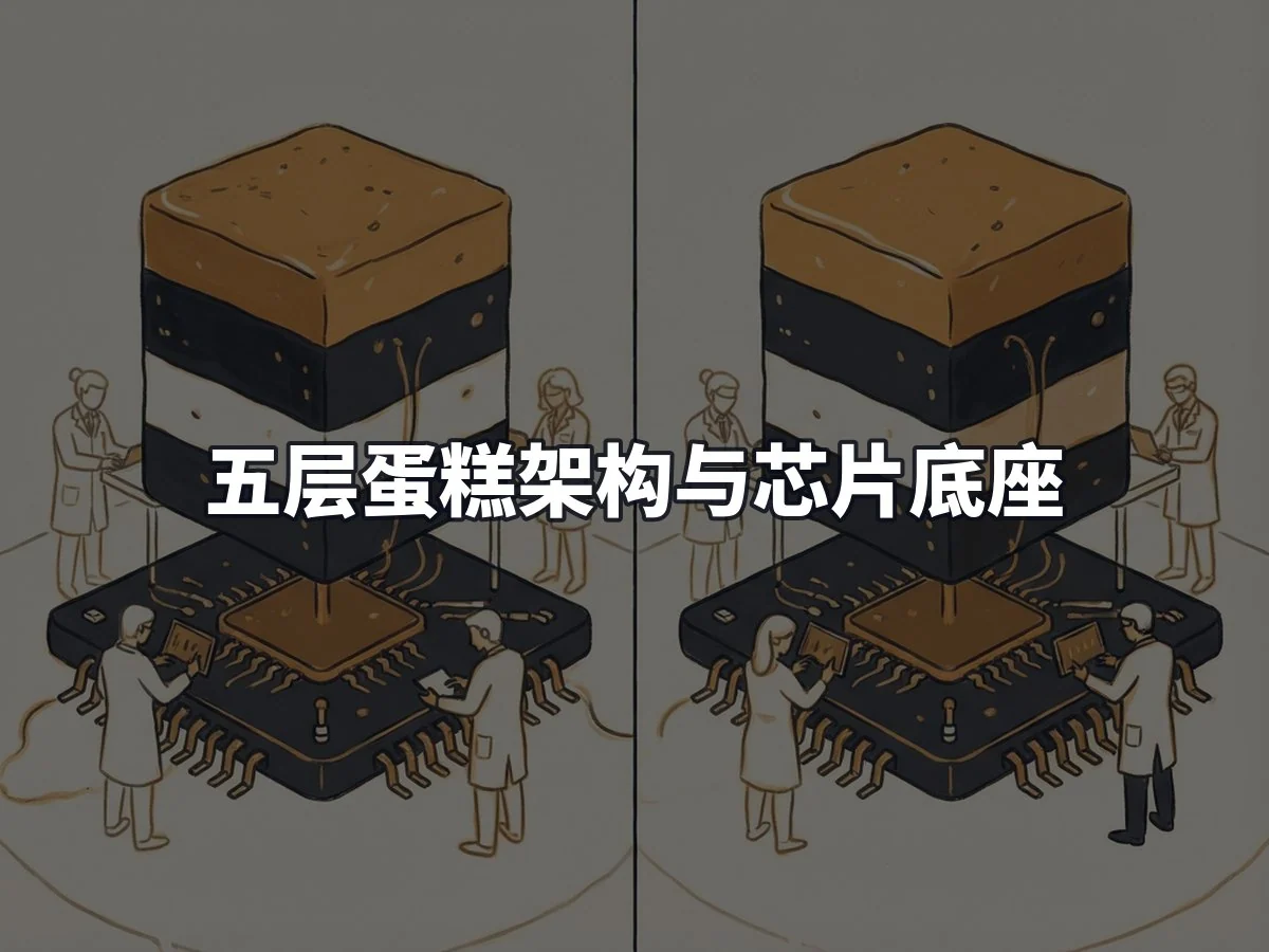 五层蛋糕架构与芯片底座