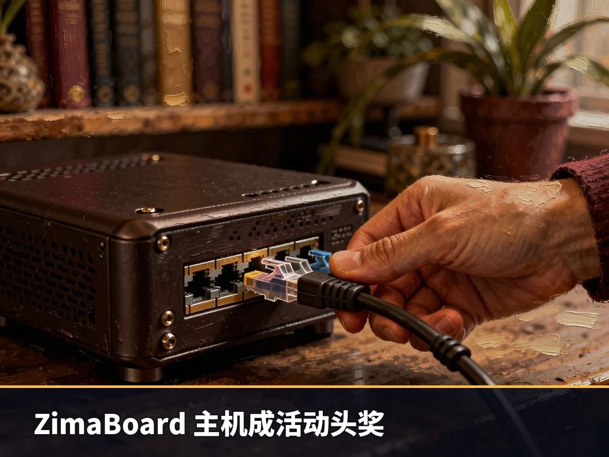 ZimaBoard 主机成活动头奖