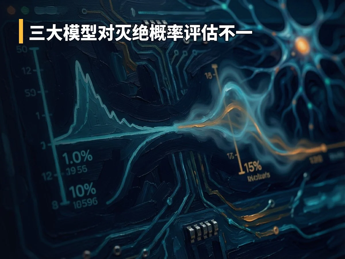 三大模型对灭绝概率评估不一