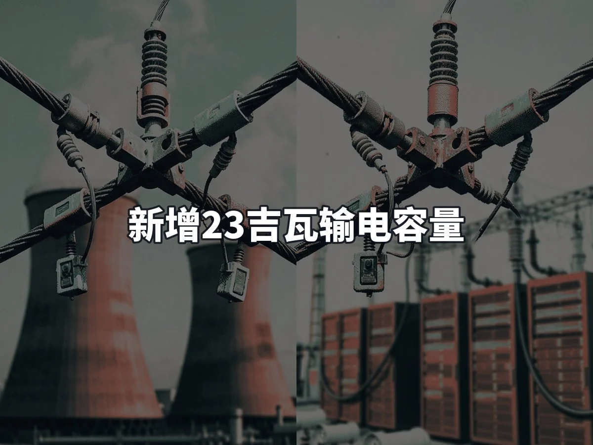 新增23吉瓦输电容量