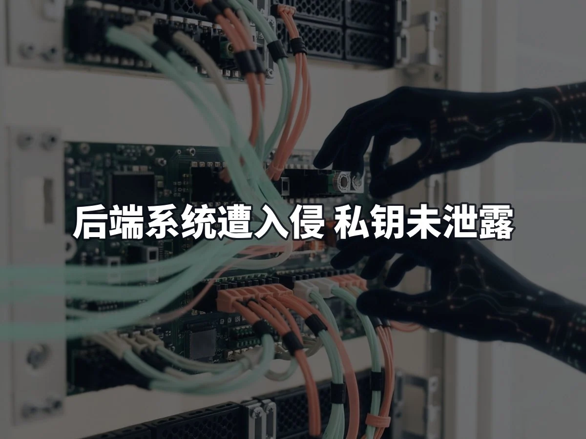后端系统遭入侵 私钥未泄露