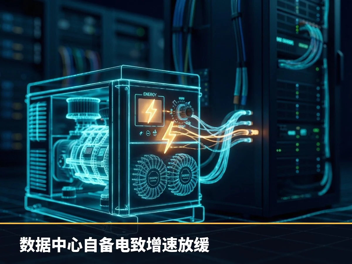 数据中心自备电致增速放缓
