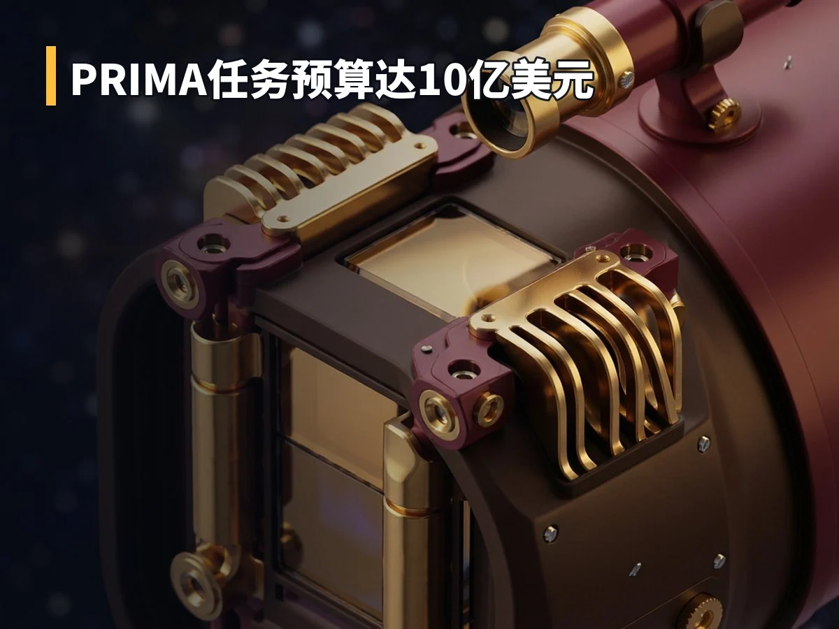 PRIMA任务预算达10亿美元