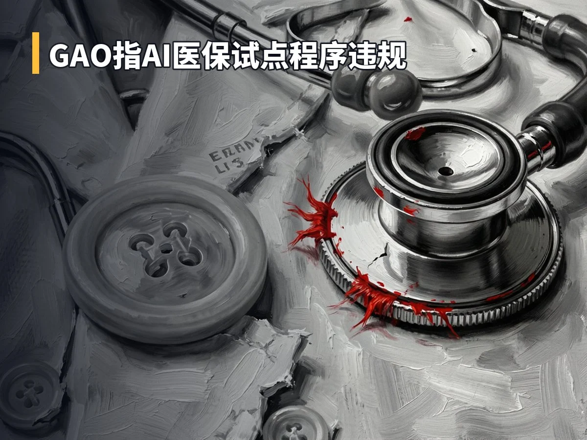 GAO指AI医保试点程序违规