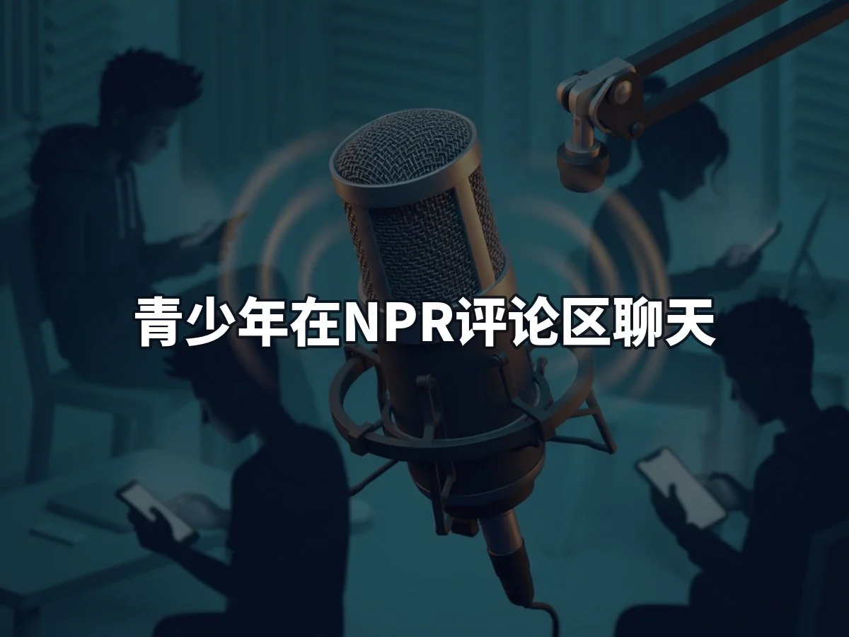 青少年在NPR评论区聊天