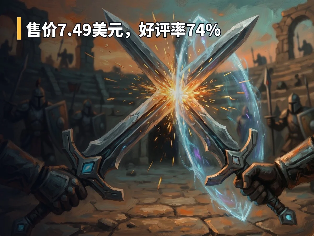 售价7.49美元，好评率74%