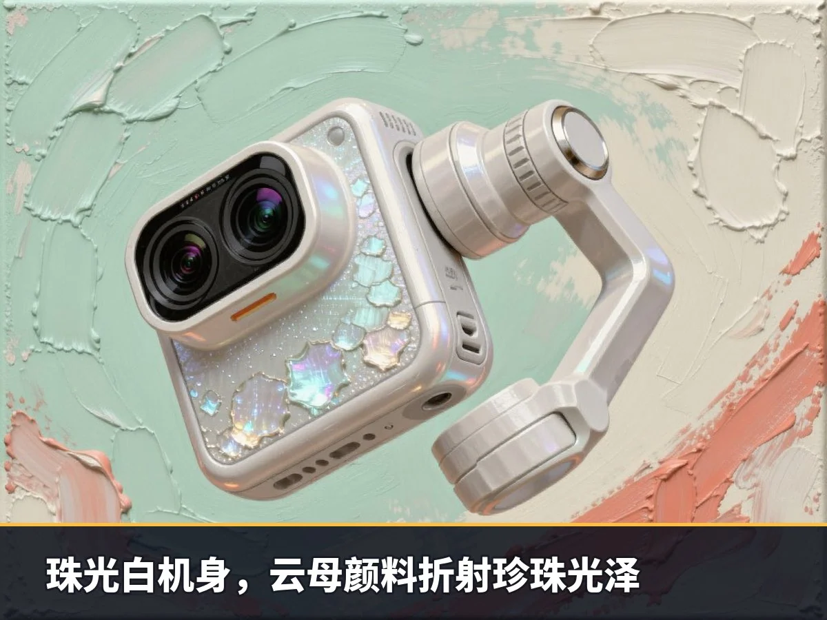 珠光白机身,云母颜料折射珍珠光泽
