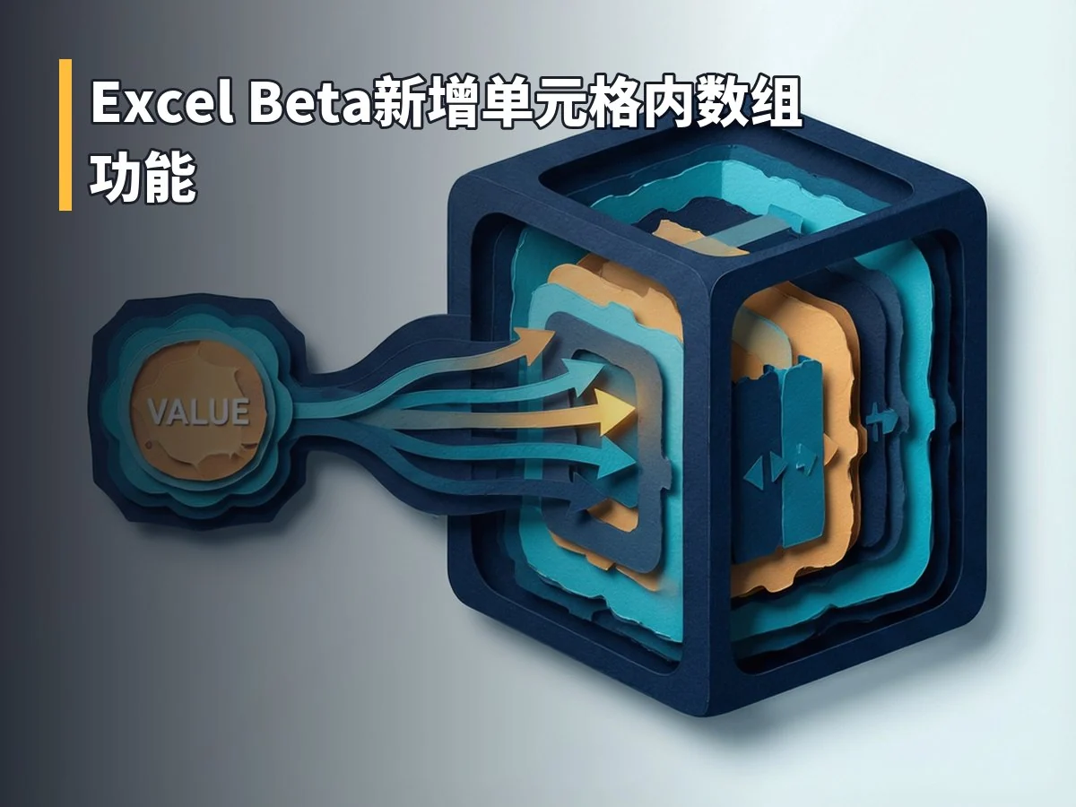Excel Beta新增单元格内数组功能