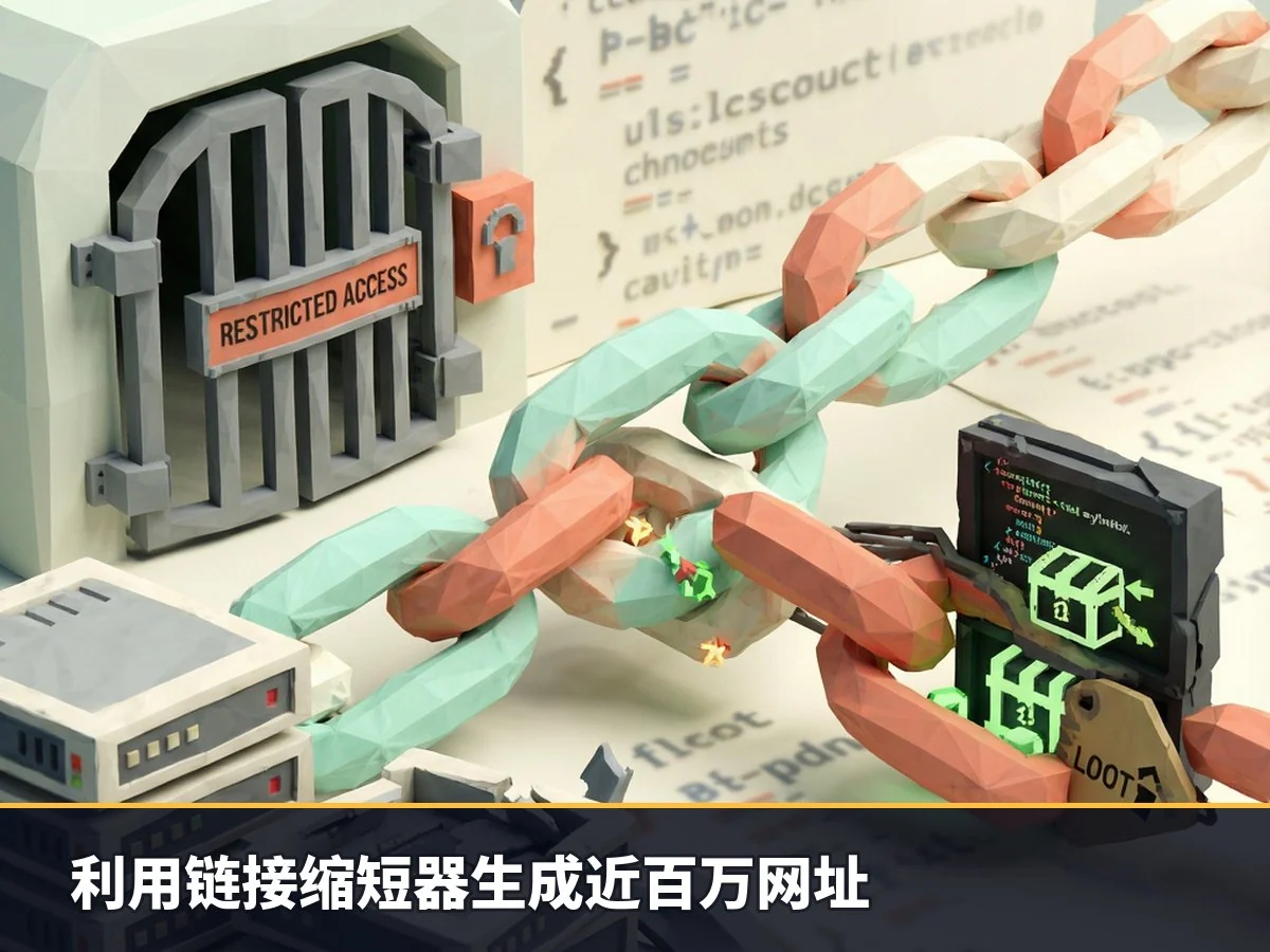利用链接缩短器生成近百万网址