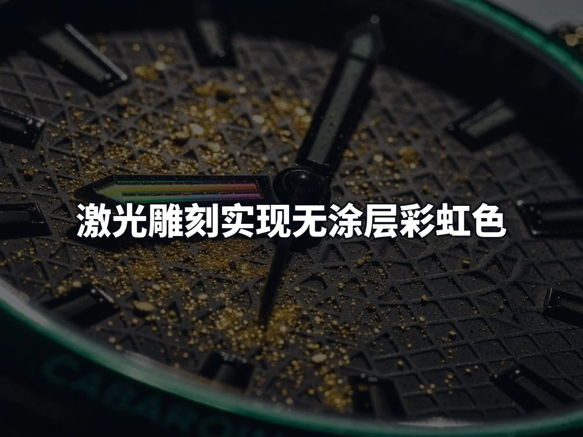 激光雕刻实现无涂层彩虹色
