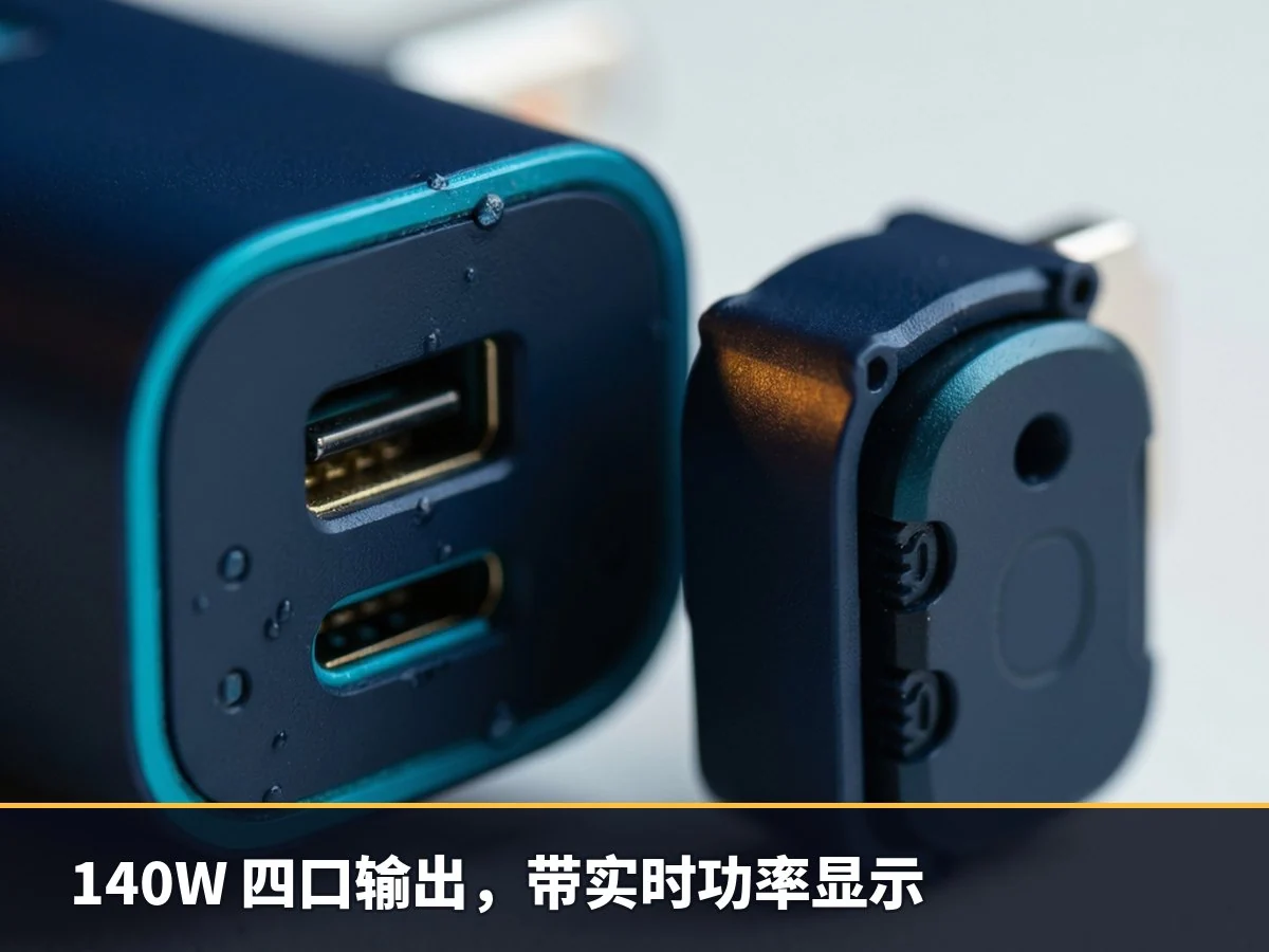 140W 四口输出,带实时功率显示