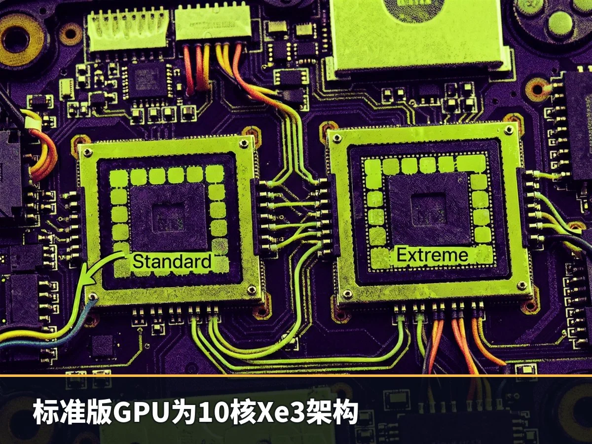 标准版GPU为10核Xe3架构