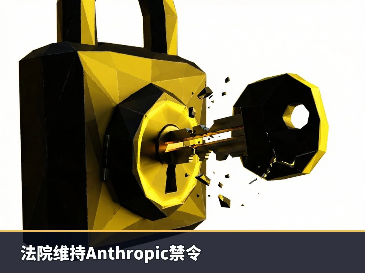 法院维持Anthropic禁令