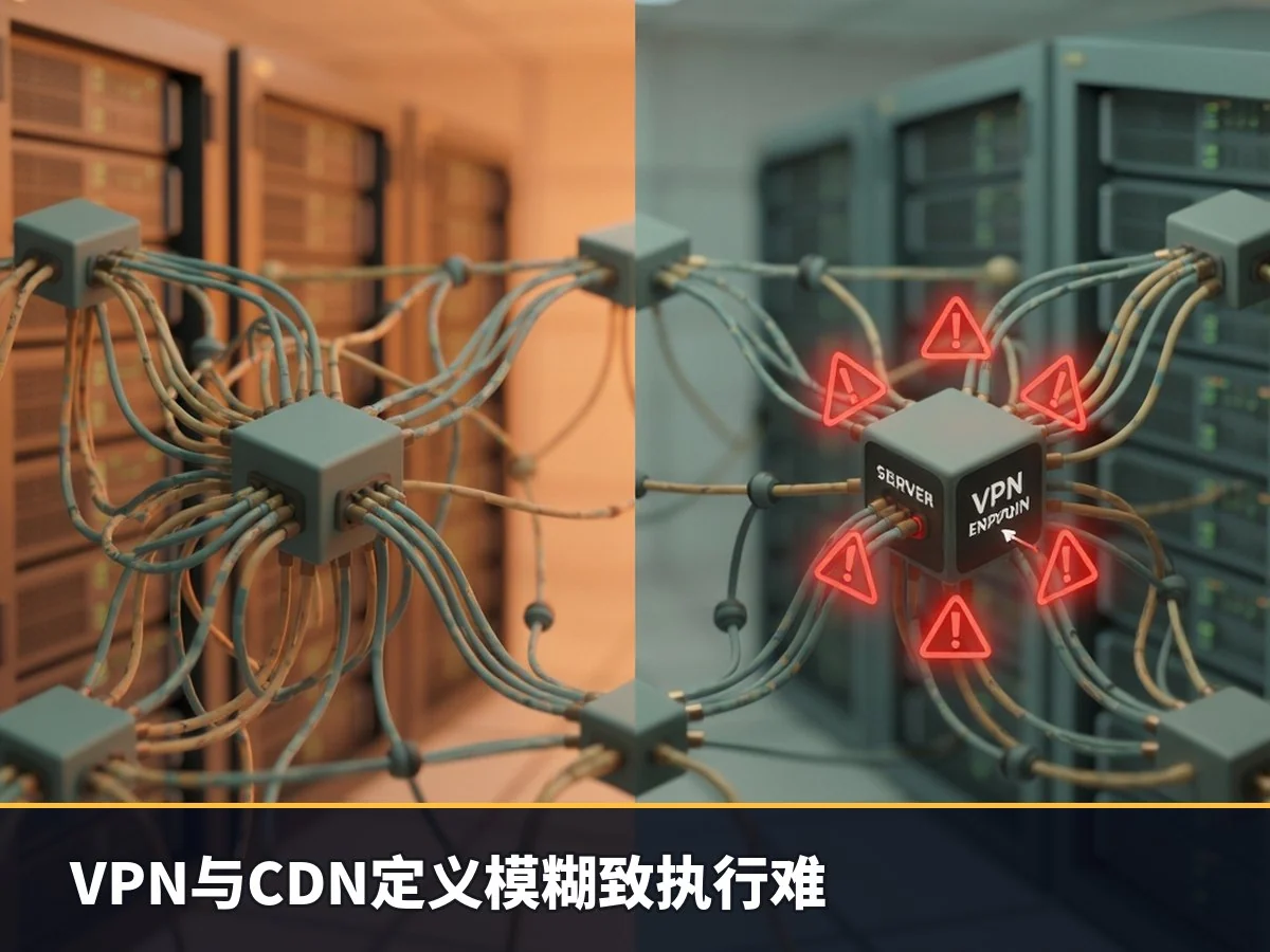 VPN与CDN定义模糊致执行难