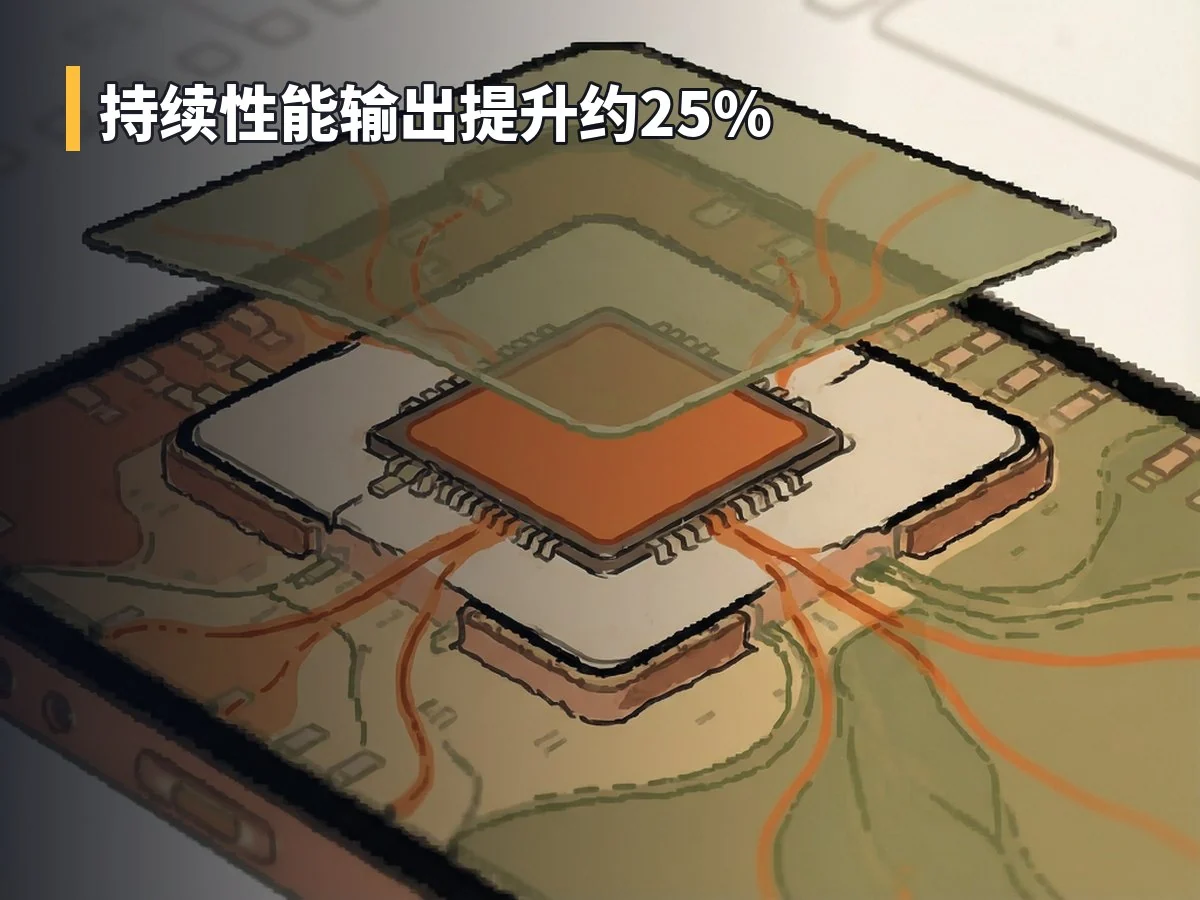 持续性能输出提升约25%