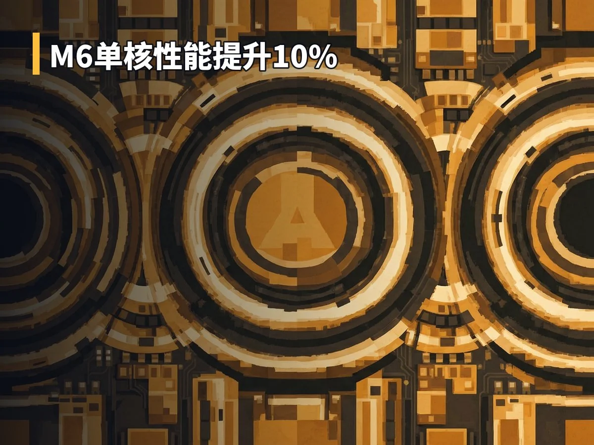 M6单核性能提升10%