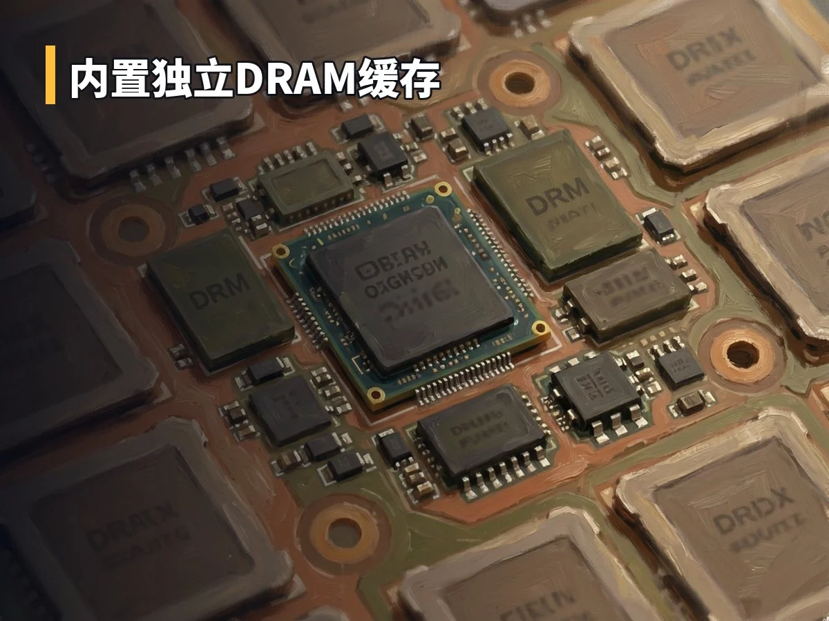 内置独立DRAM缓存