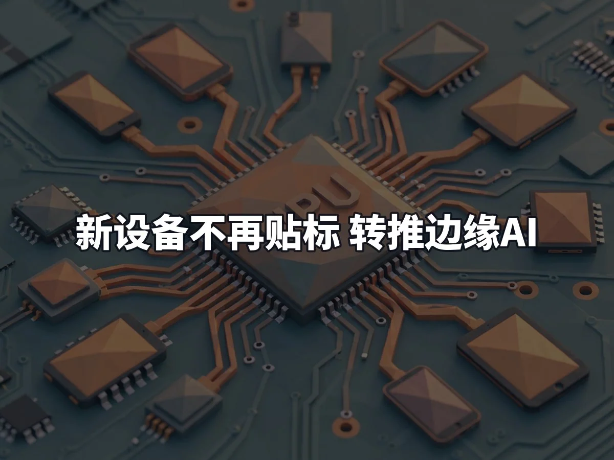 新设备不再贴标 转推边缘AI