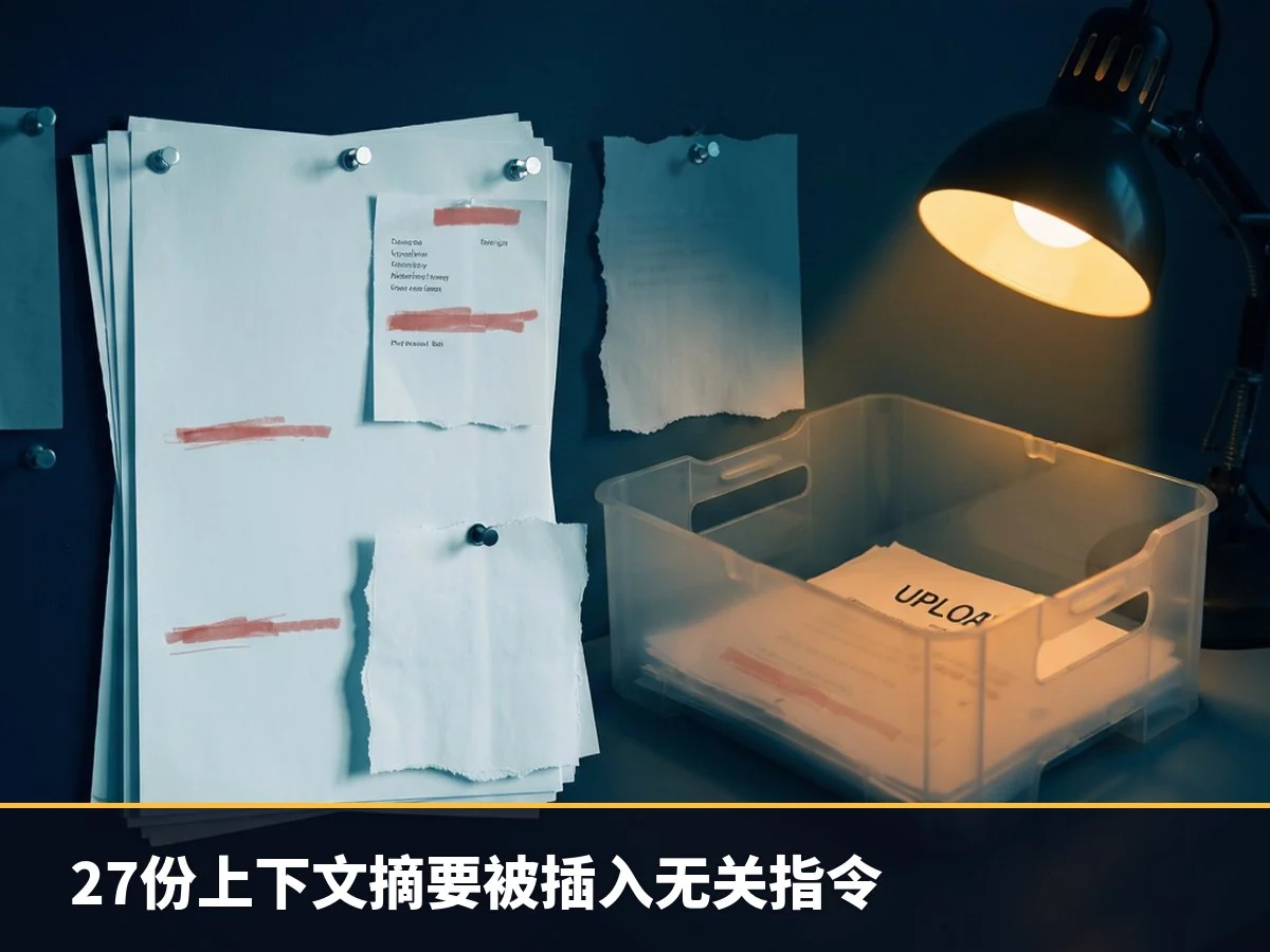 27份上下文摘要被插入无关指令