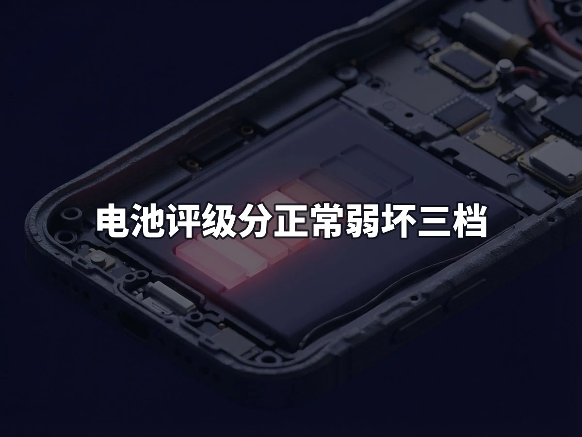 电池评级分正常弱坏三档